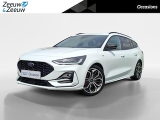 Ford Focus Wagon 1.0 EcoBoost Hybrid ST Line X 155Pk | NL-Auto | 1e eigenaar | Winterpack | Driver Assistancepack | El. Trekhaak | 18" Lichtmetaal | Adaptive Cruisecontrol | Dodehoekdetectie | AGR-best. stoel | B&O Audio |