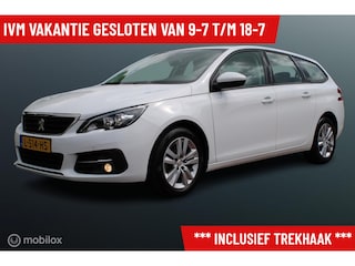 Peugeot 308 SW 1.2 110 PK Turbo PureTech Blue Lease Active, Trekhaak, Pdc voor + achter + Camera, Cruise, Clima, Navi, App connect, Nieuwe Distributieriem !