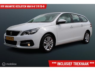 Peugeot 308 SW 1.2 110 PK Turbo PureTech Blue Lease Active, Trekhaak, Pdc voor + achter + Camera, Cruise, Clima, Navi, App connect, Nieuwe Distributieriem !
