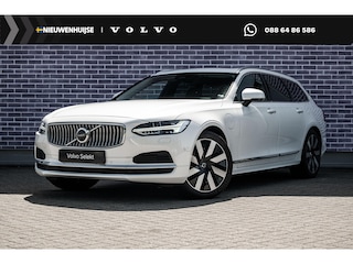Volvo V90 2.0 T6 Plug-in hybrid AWD Plus Bright | Adaptieve Cruise Control | Panoramadak | 360° Parkeercamera | Harman Kardon Audio | Stoel-/Stuur-/Voorruitverwarming | Dodehoek Detectie |