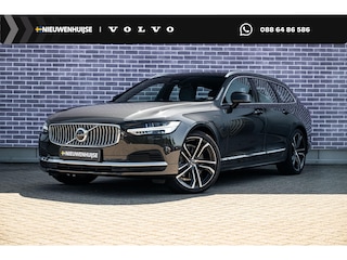 Volvo V90 2.0 T6 Plug-in hybrid AWD Ultra Bright | Adaptieve Cruise Control | Luchtvering | Bowers & Wilkins Audio | Trekhaak | Tailored Wool Sportstoelen | Panoramadak | Dodehoek Detectie | Head-Up Display | Stoel-/Stuurverwarming | Parkeercamera |