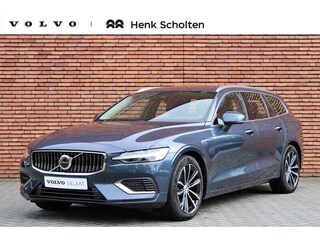 Volvo V60 T6 Plug-in hybrid AWD Plus Bright | Elektrische voorstoelen met geheugenfunctie | Stoel-/ stuurwielverwarming | Verwarmbare achterbank | Elektrisch bedienbare achterklep | Lederen bekleding | Apple CarPlay, Android Auto | Adaptive Cruise Control | Park Assist voor + achter incl. camera