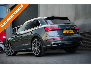 Audi Q5 3.0 TFSI 354 pk SQ5 Quattro Pro Line Plus S-Line / Lucht-Vering/ RS-Stoelen/ Pano-Dak/ Head-Up/ 360-Camera/ Keyless/ B&O-Sound/ Adap.Cruise/ Matrix-Led/ Trekhaak/ 21'' LMV