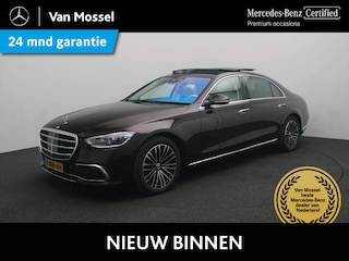 Mercedes-Benz S-klasse 580 e 4MATIC Lang / Panoramadak/ Exclusiefpakket/ Stoelverwarming- & Ventilatie V+A/ Achterasbesturing 10°
