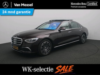 Mercedes-Benz S-klasse 580 e 4MATIC Lang / Panoramadak/ Exclusiefpakket/ Stoelverwarming- & Ventilatie V+A/ Achterasbesturing 10°