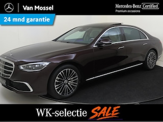 Mercedes-Benz S-klasse 580 e 4MATIC Lang / Panoramadak/ Exclusiefpakket/ Stoelverwarming- & Ventilatie V+A/ Achterasbesturing 10°