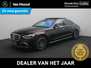Mercedes-Benz S-klasse 580 e 4MATIC Lang / Panoramadak/ Exclusiefpakket/ Stoelverwarming- & Ventilatie V+A/ Achterasbesturing 10°