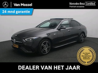 Mercedes-Benz C-klasse 300 e Business Solution AMG / Panaroma-dak / Memory-Stoelen / Stoelverwarming / Night-Pakket /