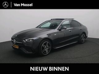 Mercedes-Benz C-klasse 300 e Business Solution AMG / Panaroma-dak / Memory-Stoelen / Stoelverwarming / Night-Pakket /