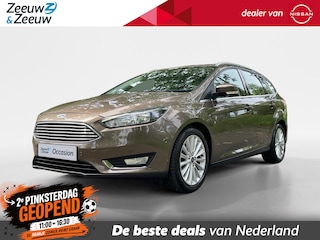 Ford Focus Wagon 1.0 Titanium | NAVI | BLINDSPOT | CRUISE CONTROL | CLIMATE | FACTUREN AANWEZIG ONDERHOUD | LAKSTIFT |