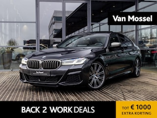 BMW M550i xDrive High Executive | HARMAN KARDON | COMFORT ACCES | BMW LASER LIGHT | 20 INCH | SCHUIF-KANTELDAK | ADAPTIVE CRUISE CONTROL | VOLLEDIG BMW DEALER ONDERHOUDEN | SOPHISTO GRAU |