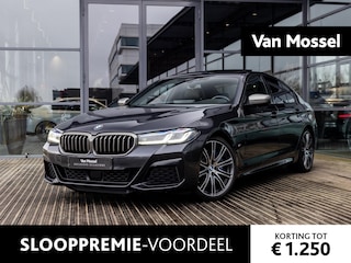 BMW M550i xDrive High Executive | HARMAN KARDON | COMFORT ACCES | BMW LASER LIGHT | 20 INCH | SCHUIF-KANTELDAK | ADAPTIVE CRUISE CONTROL | VOLLEDIG BMW DEALER ONDERHOUDEN | SOPHISTO GRAU |