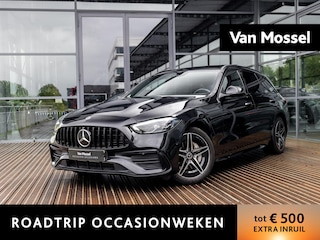 Mercedes-Benz C-klasse Estate 300 e AMG Line | NIGHT PAKKET | PANORAMA-SCHUIF-KANTELDAK | STOELMEMORY | KEYLESS ENTRY | APPLE CARPLAY | SFEERVERLICHTING | ACHTERUITRIJCAMERA | STOELVERWARMING | SOUNDSYSTEM |