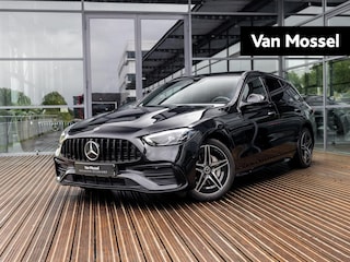 Mercedes-Benz C-klasse Estate 300 e AMG Line | NIGHT PAKKET | PANORAMA-SCHUIF-KANTELDAK | STOELMEMORY | KEYLESS ENTRY | APPLE CARPLAY | SFEERVERLICHTING | ACHTERUITRIJCAMERA | STOELVERWARMING | SOUNDSYSTEM |