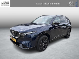 Mazda CX-5 2.5 E-SKYACTIV G 141 M HYBRID Homura , Demovoordeel € 1.000-, Tan Leder, Adap.Cruise, Navi, Apple Carplay, 360 Camera, Bose, PDC, HUD, Stoelverwarming/ventilatie, 19" LMV