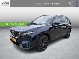 Mazda CX-5 2.5 E-SKYACTIV G 141 M HYBRID Homura , Demovoordeel € 1.000-, Tan Leder, Adap.Cruise, Navi, Apple Carplay, 360 Camera, Bose, PDC, HUD, Stoelverwarming/ventilatie, 19" LMV