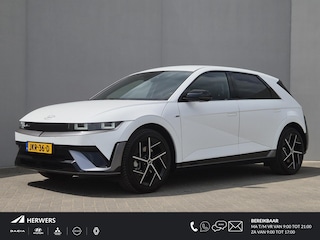 Hyundai Ioniq 5 N Line Edition Limited 84 kWh / SOH 100% / Fabrieksgarantie tot 11-2030 / Trekgewicht 1600 kg / Trekhaak afneembaar / All season banden / CCS snelladen / Stuur- & Stoelverwarming / warmtepomp / Rondomzicht camera / Adaptief cruise control /