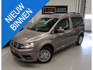 Volkswagen Caddy 1.4 TSI Comfortline 5 zitplaatsen, 2x schuifdeur, airco-ecc, app connect, stoelverwarming, pdc, multifunctioneel stuurwiel, extra getint glas, boekjes aanwezig, sportvelgen