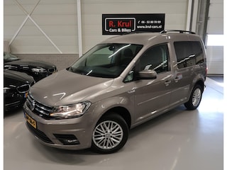 Volkswagen Caddy 1.4 TSI Comfortline 5 zitplaatsen, 2x schuifdeur, airco-ecc, app connect, stoelverwarming, pdc, multifunctioneel stuurwiel, extra getint glas, boekjes aanwezig, sportvelgen