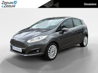 Ford Fiesta 1.0 EcoBoost Titanium | 12 Maanden BOVAG Garantie | Inclusief Winterbanden | Navigatie | Airco | Cruise Control | Lichtmetalen Velgen |