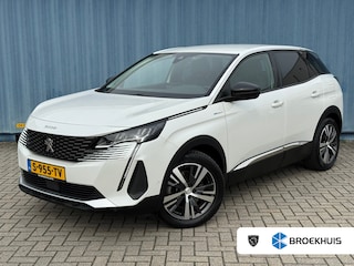 Peugeot 3008 1.6 HYbrid 300 Allure Pack Business witte 3008 | Trekhaak| Achteruitrijcamera | Buitenspiegels elektrisch verstel- en verwarmbaar | Chroom delen exterieur