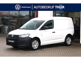 Volkswagen Caddy 1.5 TSI app connect multifuncitoneel lederenstuurwiel aflegvak cabine airco ledensteun bestuurdersstoel achterdeuren met ruitenwisser spiegelverwarming