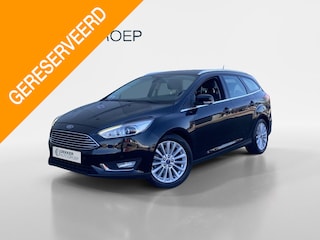 Ford Focus Titanium 1.5 Ecoboost 150 pk Navigatie groot scherm - Active Park Assist - Xenon verlichting - Elektrische trekhaak geremd 1500 kg
