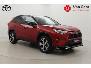 Toyota RAV4 2.5 Plug-in Hybrid AWD Bi-Tone Plus | Navigatie | Apple Carplay / Android Auto | 360 camera | Leder | Stoelverwarming/-ventilatie | JBL | Head-up display | Stuurwiel verwarmd | Verwarmbare voorruit | Digitale binnenspiegel | 19 inch