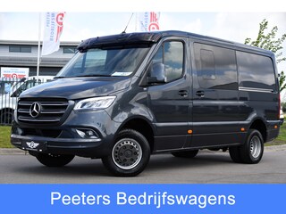 Mercedes-Benz Sprinter 519 V6 3.0 CDI L2H1 DC PB Edition N1, Cruise, Camera, Carplay, LED, 2 x Schuifdeur, 3500kg trekhaak, 10,5'' Mbux, Leder,