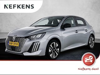 Peugeot 208 Allure 100pk | Navigatie via draadloze Apple Carplay / Android Auto | Climate Control | Cruise Control | Parkeersensoren v+a | Armsteun | Digitaal instrumentenpaneel | DAB+ radio | Led koplampen | Donker getint glas | 16" lichtmetalen velgen |