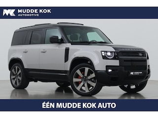 Land Rover Defender 2.0 P300e 110 X | FACELIFT | ClearSight | Meridian Surround | Trekhaak | Luchtvering | Koelbox | Panoramadak | 22 Inch