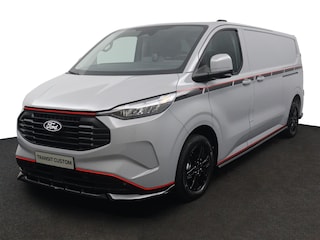 Ford Transit Custom 320 2.5 PHEV L2H1 Grey Platinum | Maxton | Leder | 17''' | Navigatie | 360 Camera | Adaptive Cruise | BLIS | LED | Striping | Dubbele Schuifdeur