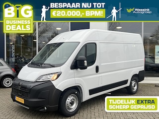 Peugeot Boxer GB 2.2 140PK BlueHDi L2H2 35 Zwaar | Navigatie | Apple Carplay & Android Auto | Verzwaarde vering | DAB+ | Climate control | Cruise control | Trekhaak