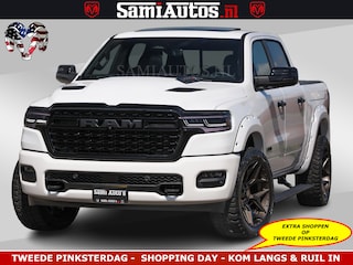 Dodge Ram Limited Night High Output 540HP 706Nm | Massage + Full Option | De Meest Luxe en Volle Pick-Up in zijn Klasse | Comfortabele Dubbele Cabine met Royale 5 Zitplaatsen | BPM vrij | Nu Leverbaar uit Voorraad | Voorraad Nr 2351 - 7478