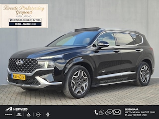 Hyundai Santa Fe 1.6 T-GDI PHEV Premium Plus Sky Automaat 5P. / Fabrieksgarantie tot 11-2027 / Trekhaak afneembaar / Dealer onderhouden / Trekgewicht 1.350 kg / head-up display / Panorama schuifdak / Stuur-, stoel- en achterbankverwarming / Apple Carplay Android / Rondomzicht camera /