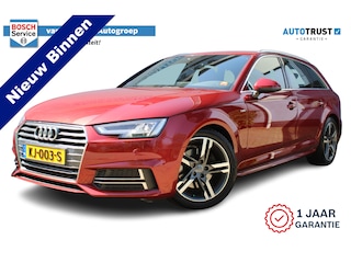 Audi A4 Avant 1.4 TFSI Sport S line edition | Incl. 12 maanden Garantie | Keyless start | Elektrische kofferbakklep | Cruise controle | Climate controle | Navigatie | Parkeersensoren achter | Virtual cockpit | Schakelmogelijheid aan stuurwiel | Zwarte hemelbekleding | 18 Inch LMV | Half lederen bekleding | Origineel NL Auto | NAP |