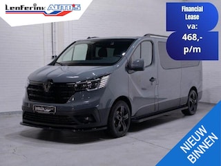 Renault Trafic 2.0 DCi 130 pk Dubbel Cabine Black&Grey Airco, Camera, 18" LMV, Spoiler V+A, LED Koplampen, Zwarte Grille, 6-Zits