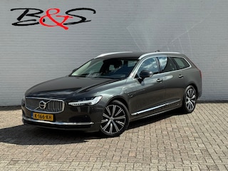 Volvo V90 2.0 T6 PHEV AWD SOH85% Automaat Adaptive cruise Climate Stuur-stoelverwarming Leer Apple / Android Dodehoekdetectie