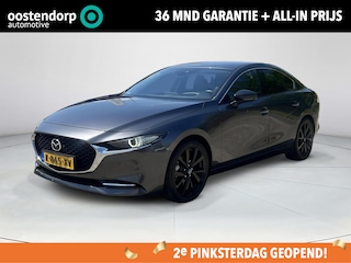 Mazda 3 2.0 e-SkyActiv-X M Hybrid 186 Luxury | Dealeronderhouden | Stoelgeheugen | Stoel en stuurverwarming | Climate Control | Achteruitrijcamera | Full adaptief led | Dodehoeksensoren | Bose |