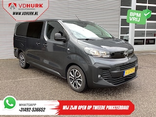 Opel Vivaro 2.0 180 pk Aut. DC Dubbel Cabine 2xSchuifdeur/ 2.5t.Trekverm./ Afn.Trekhaak/ Climate/ Carplay/ Stoelverw./ Stuurverw./ Navi/ Camera/ Cruise/ 17”LMV/ PDC