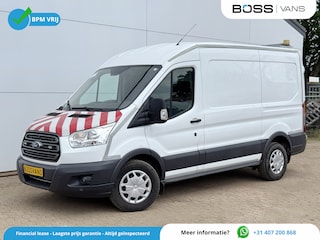 Ford Transit 2.0 TDCI 130PK L2H2 Airco Cruise Control Parkeersensoren Stoelverwarming Zwaailampen Kastwand Inbouw