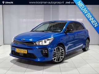 Kia Rio 1.0 T-GDi MHEV GT-Line Stoel en stuur verwarming, Apple Carplay/Android Auto, Navigatie, Camera.