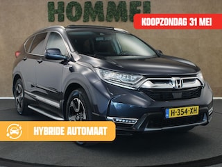 Honda CR-V 2.0 Hybrid AWD Executive - ORIGINEEL NEDERLANDSE AUTO - LEDEREN BEKLEDING - ELEKTRISCHE STOELVERSTELLING BESTUURDERSKANT - 4 WIELAANDRIJVING - PANORAMADAK - ELEKTRISCHE ACHTERKLEP - HEAD UP DISPLAY - VOLLEDIG HONDA DEALER ONDERHOUDEN - TREEPLANKEN - NAVIGATIE - ONDERZIJDE VOORRUITVERWARMING - STUURVERWARMING- 4 SEIZOENENBANDEN