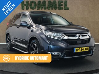 Honda CR-V 2.0 Hybrid AWD Executive - ORIGINEEL NEDERLANDSE AUTO - LEDEREN BEKLEDING - ELEKTRISCHE STOELVERSTELLING BESTUURDERSKANT - 4 WIELAANDRIJVING - PANORAMADAK - ELEKTRISCHE ACHTERKLEP - HEAD UP DISPLAY - VOLLEDIG  HONDA DEALER ONDERHOUDEN - TREEPLANKEN - NAVIGATIE - ONDERZIJDE VOORRUITVERWARMING - STUURVERWARMING- 4 SEIZOENENBANDEN