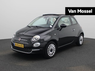 Fiat 500 1.0 Hybrid Lounge | Cabrio | LMV | DAB | Bluetooth | Climate control | Cruise control | Parkeer sensoren | lage km stand