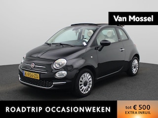 Fiat 500 1.0 Hybrid Lounge | Cabrio | LMV | DAB | Bluetooth | Climate control | Cruise control | Parkeer sensoren | lage km stand