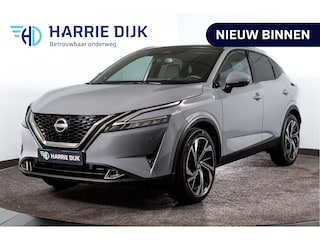 Nissan Qashqai 1.3 MHEV Xtronic 158 PK Tekna Plus | Cold Pack | Pano | Trekhaak | Dig. Cockpit | Adapt. Cruise | Stoel-+stuurverw. | 360 Camera | Bose | NAV + App. Connect | Auto. Airco | LM 20" | Elek. Klep |