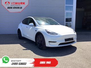 Tesla Model Y Long Range AWD 75 kWh 540 km WLTP MARGE SOH 92%/ Pano/ Warmtepomp/ Adapt.Cruise/ Memory/ Elek.klep/ Stoelverw./ Navi/ 360 camera/ Climate/ 19”LMV