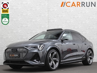 Audi E-tron S 504pk | RS-Stoelen | Panorama | 360 Camera | Valcona Leder | ACC | B&O Sound | Luchtvering | Soft-Close | Camera Spiegels | Nachtzicht | Keyless-Entry | Head-Up | 4-Zone Clima | Stoelverwarming V+A | Sfeerverlichting | Memory | Carplay |