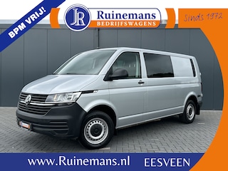 Volkswagen Transporter 2.0 TDI 150 PK DSG AUTOMAAT HIGLINE / ** 19.778 KM ** / DUBBELE CABINE / ADAPTIVE CRUISE / TREKHAAK / 6 PERSOONS